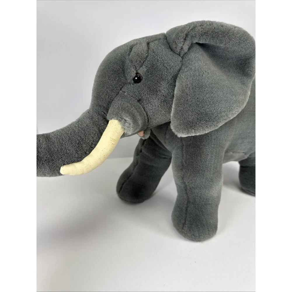 Medium Cascade Toy Plush Elephant 22” X 12”